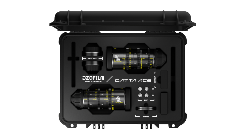 DZO Catta ACE Bundles 18-35mm / 35-80mm T2.9-PL/EF Mount (Black)