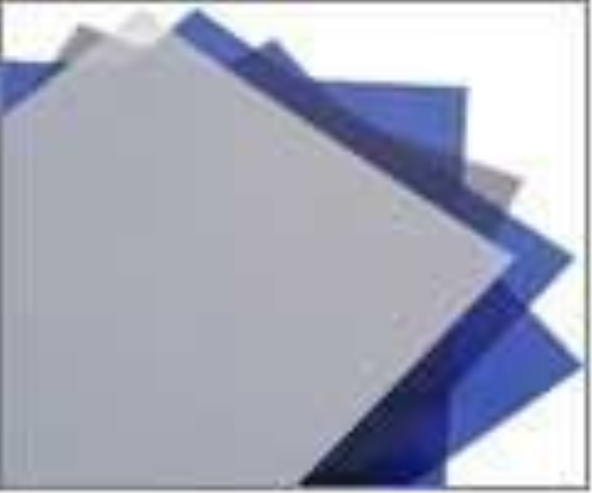 Foliensatz 26x30cm Tages-Blau (Konversion auf Tage