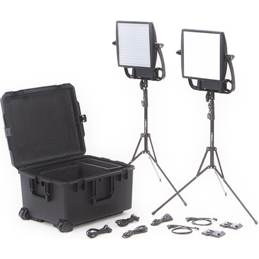 Litepanels Astra 6X Bi-Color LED Panel + Astra Soft Bi-Color LED Panel Traveler Duo V-Mount Kit