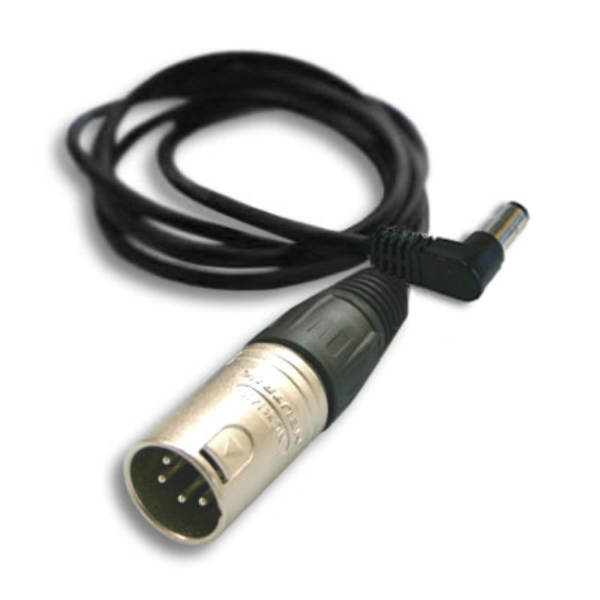 LA-49 XLR4 (M) to 2.5mm right angled jack 60cm f&amp;#252;r Black Magic 12V Minikonverter oder Kamera