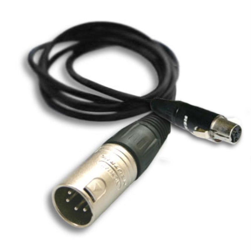 Hawk-Woods LA-55A - XLR 4-pin (male) --  Mini XLR 4-pin (female) 75cm length