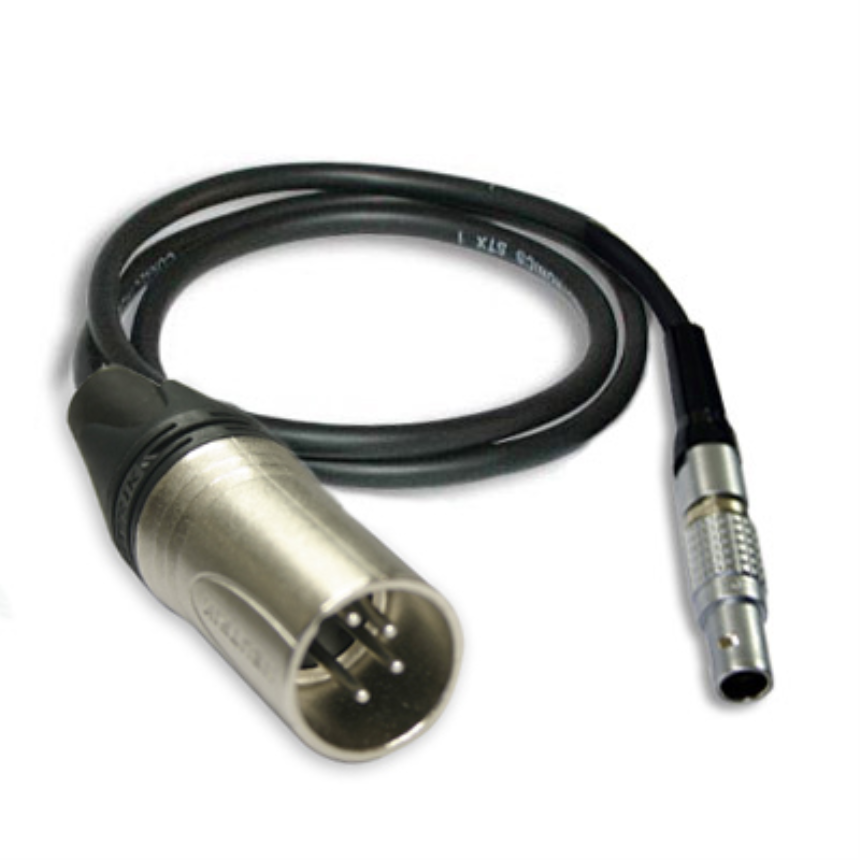 LA-63 XLR 4-pin (male) — Lemo 0B 4-pin (male), 30cm length