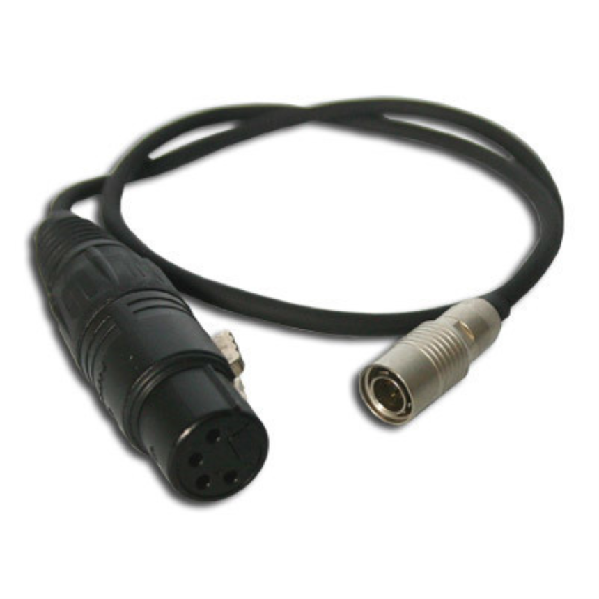 LA-7 Hirose 4-pin (male) — XLR 4-pin (female), 45cm length