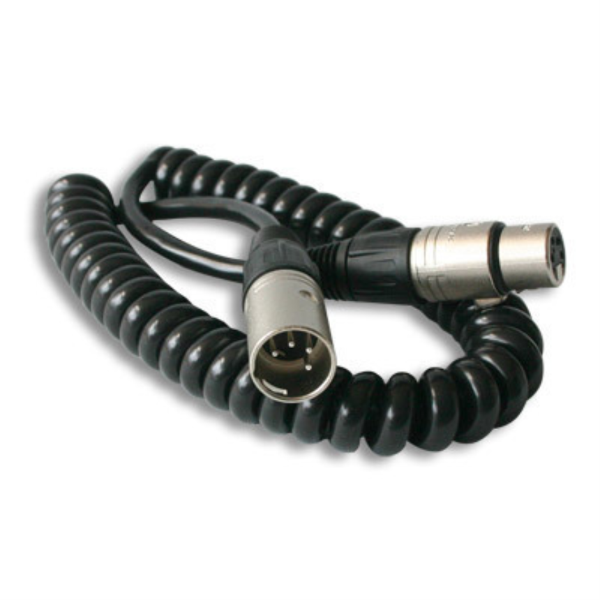 Hawk-Woods LD-2C - XLR 4-pin (male) — XLR 4-pin (female) - coiled cable