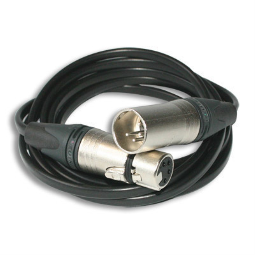 Hawk-Woods LD-2S - XLR 4-pin (male) — XLR 4-pin (female) - 2m