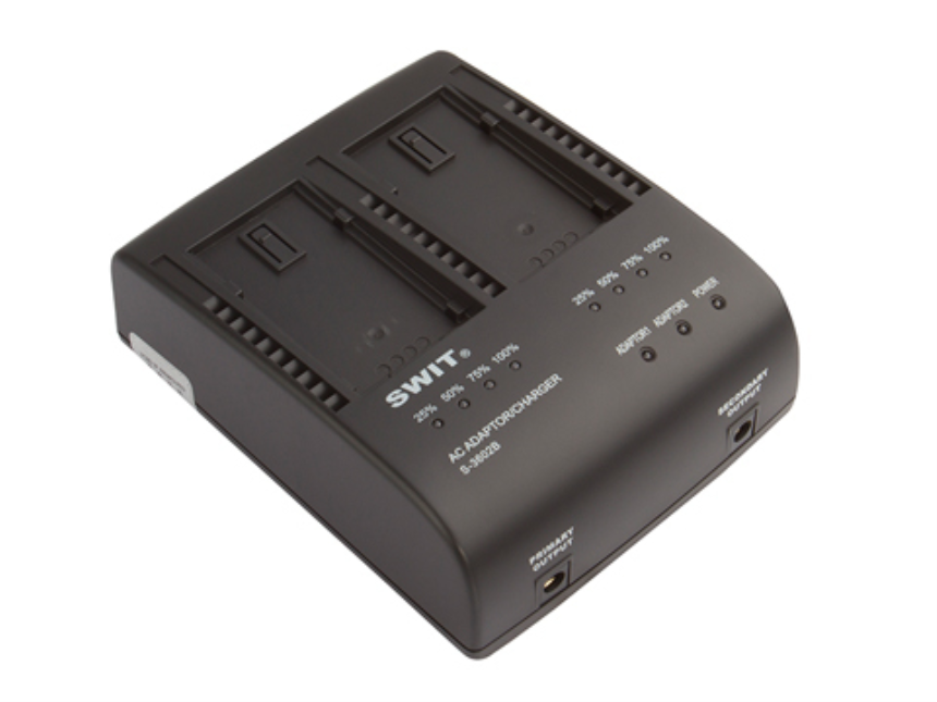 SWIT S-3602B | 2x2A DV charger compatible to  Panasonic VBG series. ---Over 1 months LeadTime if no 