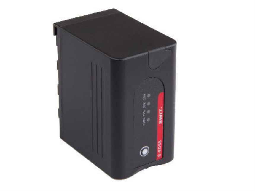 SWIT S-8D58, 43Wh/6Ah D-type DV battery 43Wh/6Ah D-type DV battery
?SWIT Exclusive Quality
?Pole-tap