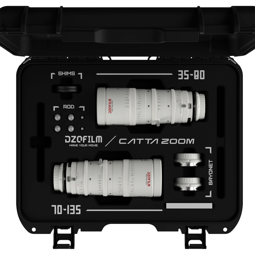 Catta FF - Bundle_35-80/70-135 T2.9  White E Mount +two additional mount kit (2RF)