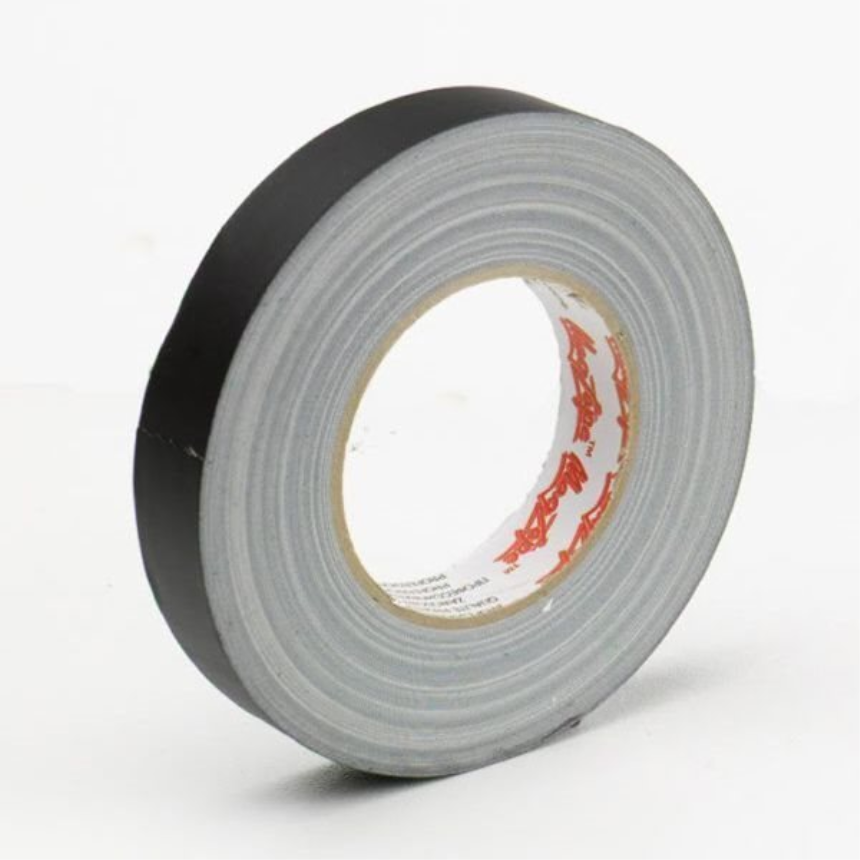 Gaffertape Schwarz Matt 25mm x 50.00m