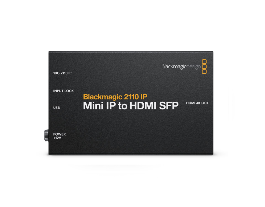 Blackmagic 2110 IP Mini IP to HDMI SFP