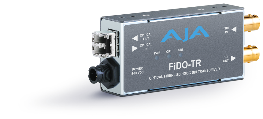 AJA FiDO-TR-MM - 1-Channel 3G-SDI/LC Multi-Mode LC Fiber Transceiver