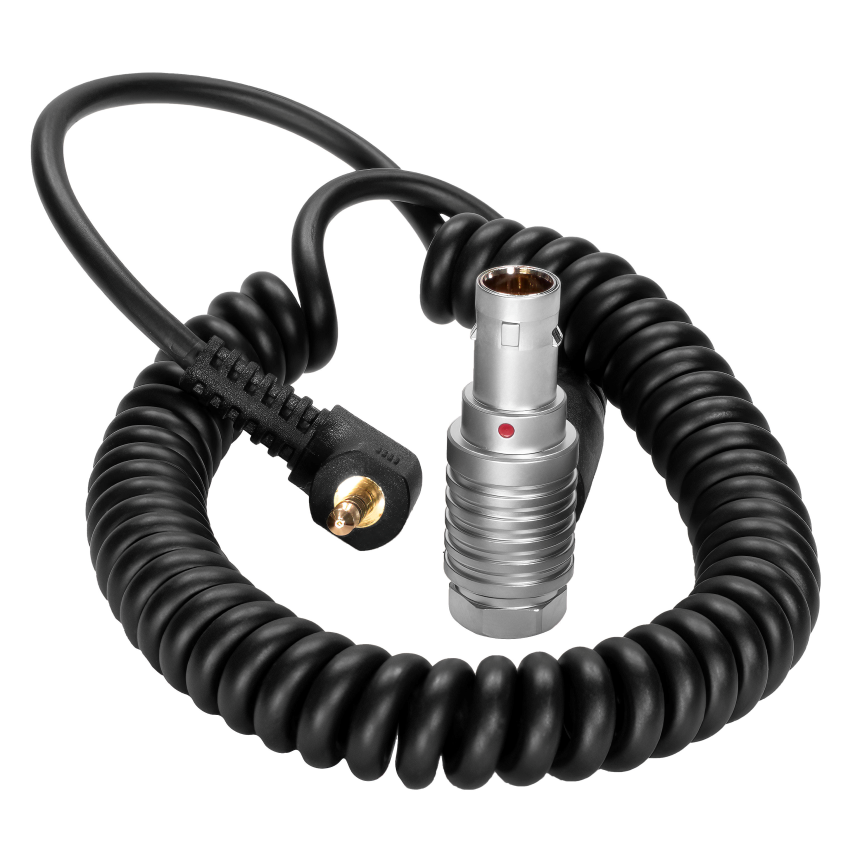 Kondor Blue 12-24&amp;quot; RED Komodo X/V Raptor EXT to 2.5mm Remote Trigger Run Stop Coiled Cable