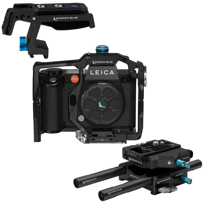 Kondor Blue Leica SL2S/SL2/SL Base Rig MKII (Raven Black)