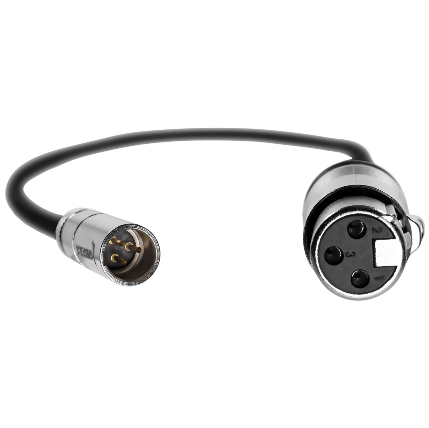 Kondor Blue Mini XLR to XLR for BMPCC 6K Pro/C70 Camera (Raven Black)(16&amp;quot;)