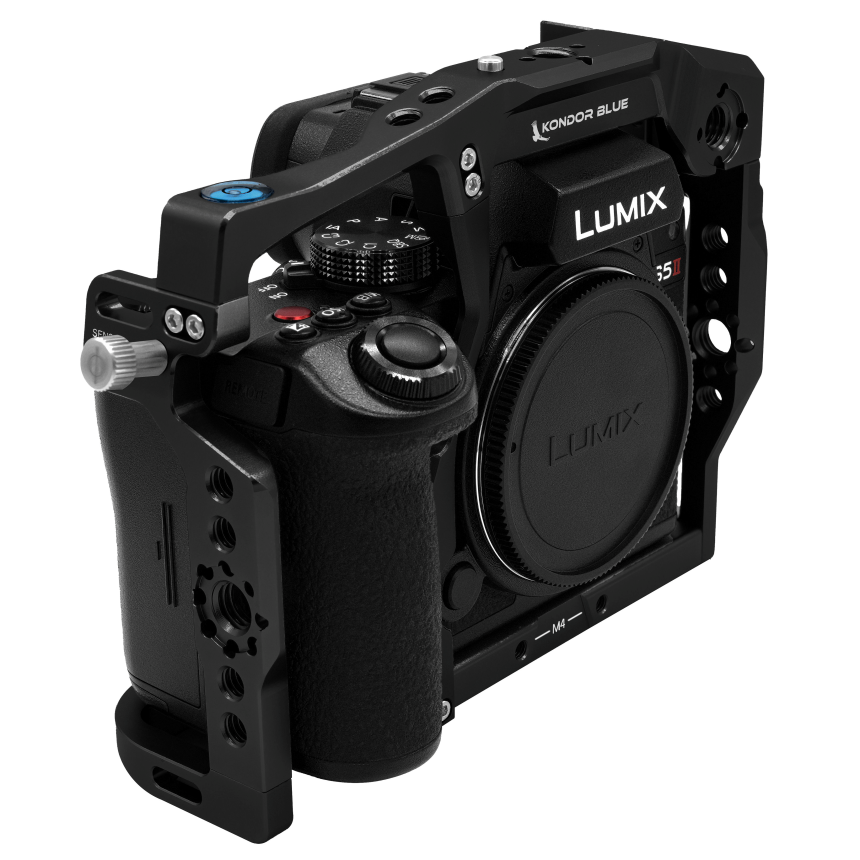 Kondor Blue PANASONIC LUMIX S5II/X CAGE (Without Top Handle / Raven Black)