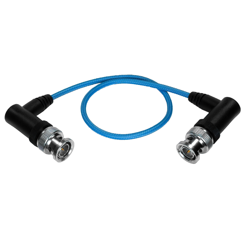 Kondor Blue Ultra Thin 3G SDI Video Cable Right Angle BNC (12&amp;quot;)
