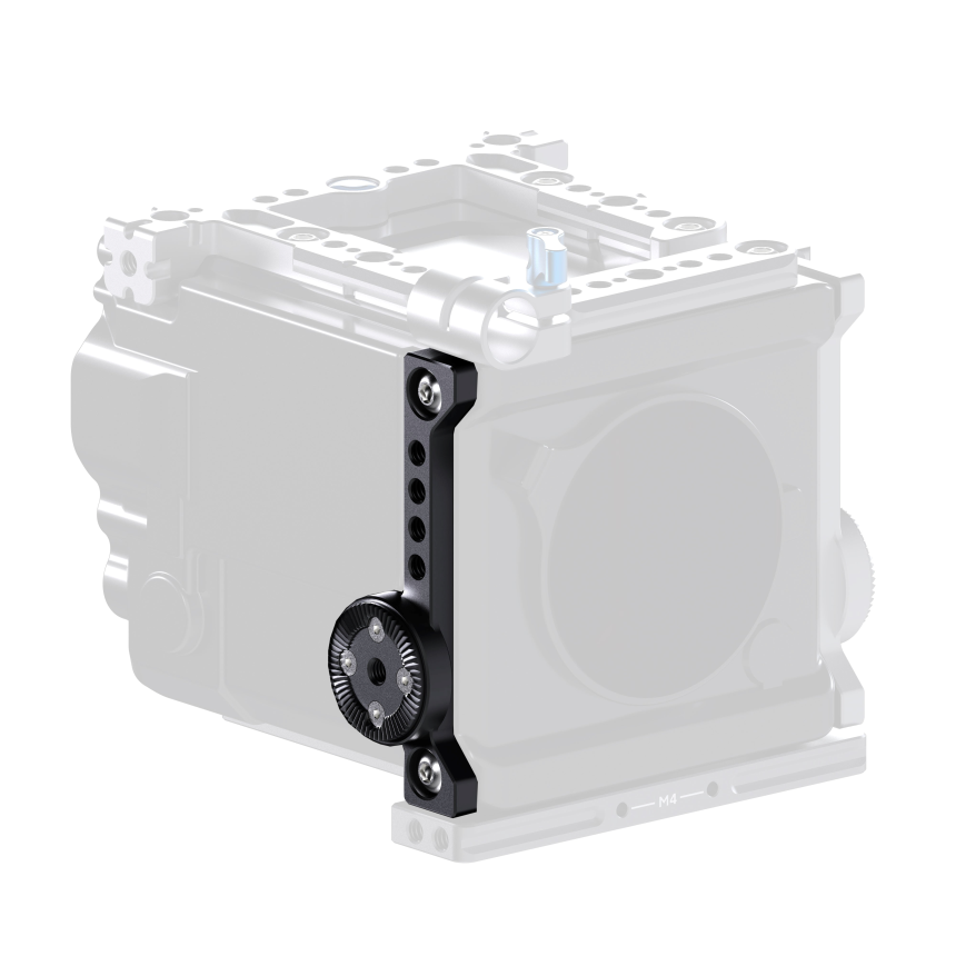 Kondor Blue RED V-RAPTOR Right Side Plate  (Raven Black)