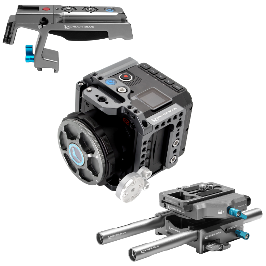 Kondor Blue Z Cam E2 Flagship Base Rig MKII (M4/S6/F6/F8) (Space Gray)