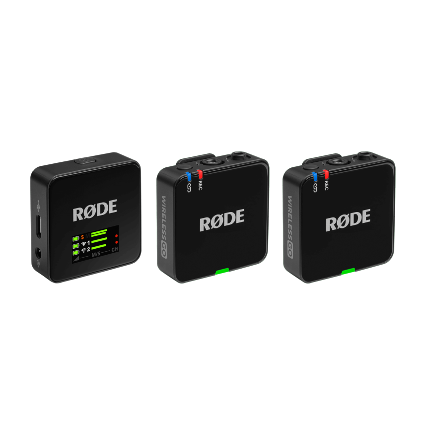 RODE Wireless GO (Gen 3) - Digitales 2-Kanal-Drahtlossystem
