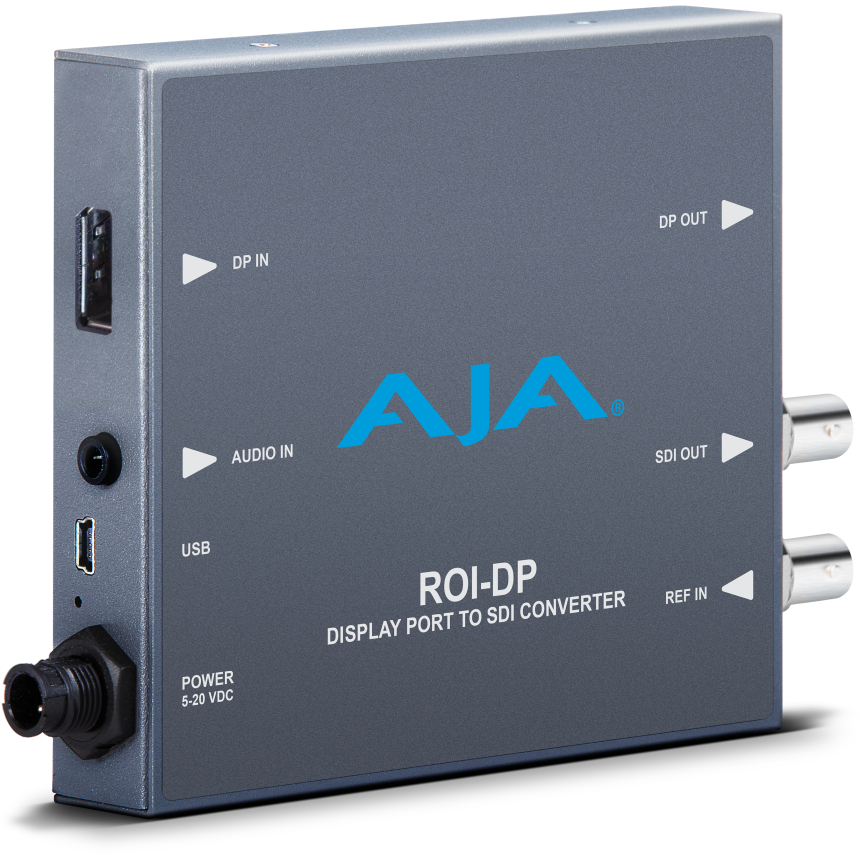 AJA ROI-DP-R0 - DisplayPort to SDI with Region of Interest Scaling and DP Loop Through