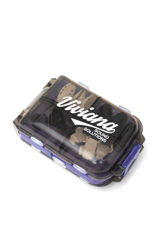Viviana Box Purple - Praktische Zubeh&amp;#246;rbox f&amp;#252;r Stickers, Dots, Pads usw.