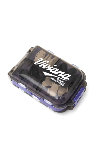 Viviana Box Violett - Praktische Zubeh&amp;#246;rbox f&amp;#252;r Stickers, Dots, Pads usw.