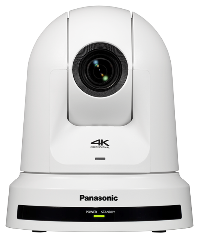 Panasonic AW-UE40WEJ - 4K Integrated Camera, 1/2.5-type MOS, 2160/25p (HDMI), SRT support, White• Ne