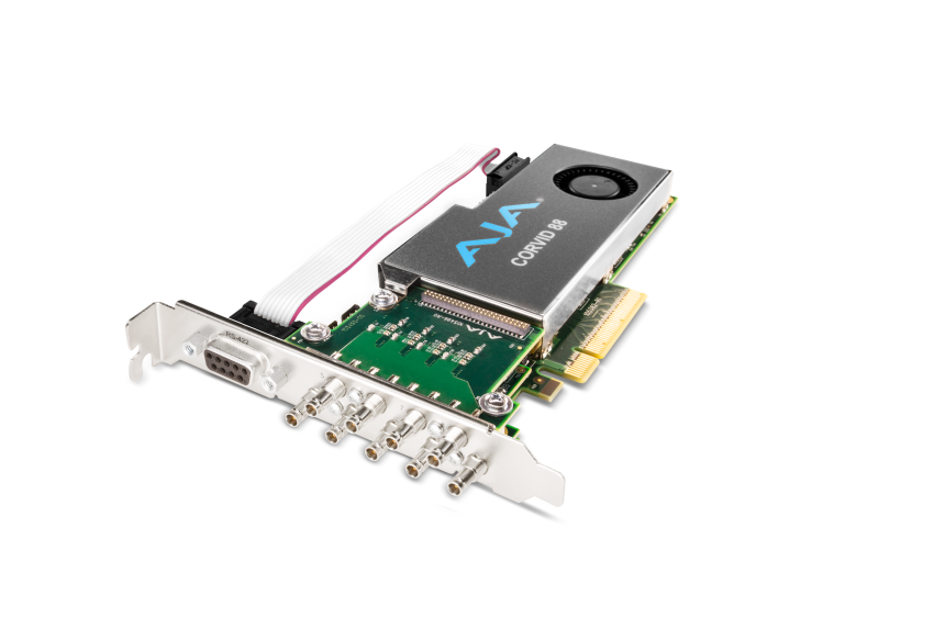 AJA CRV88-9-S-NCF - Low Profile PCIe Bracket and Passive Heat Sink, No Cables