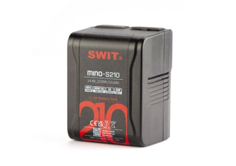 SWIT Mino-S210 | USB-C, tiny size with 210Wh pocket mini battery, USB-A/USB-C/D-tap, V-Mount, also i