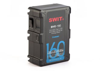 SWIT BIVO-160 | 160Wh 14V/28V 200W High Load B-Mount Battery with OLED and powerful 2xD-taps