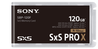 Sony - Professional SxS Pro-X Memory Card 120Gb - Successor of SBP-120F