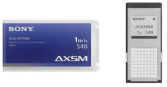 Sony AXS-A512S48 - 512GB AXS memory card (Slim A-Series) for the AXS-R5 and AXS-R7, Recording of 16b