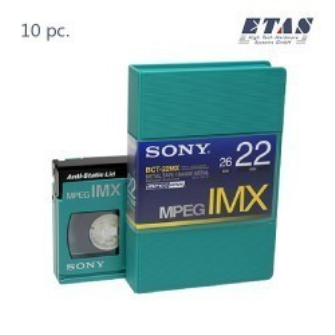 Sony BCT22MX - 22 Minuten1/2&quot; Digital MPEG IMX Cassetten
