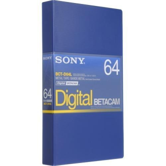 Sony BCTD64L - 382m/64Min.1/2&quot; Digital Betacam (Metall) Cassetten