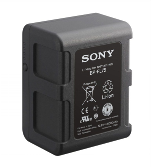 Sony - 75Wh V-Mount Olivine Battery, Quick charging function (Full charged within 70min) with BP-L90