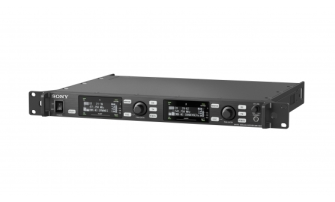 Sony - DWX Series Rackmount Receiver, 2-channel, wideband 244MHz, Dante AoIP, 470.025 MHz to 714.000