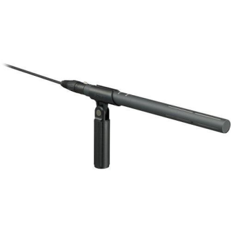 Sony ECM-674 - Shotgun Electret Condenser short microphone, super-cardioid, battery powered (in case