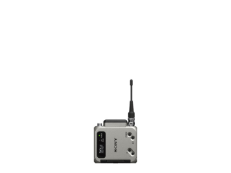 Sony - DWX Series Micro bodypack transmitter, 470.025 MHz to 614.000 MHz, NP-BX1 Li-ion battery (app