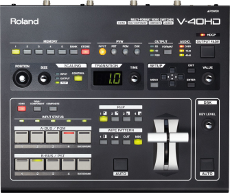 Roland V-40HD  - 4 CH. HD-HDMI VIDEO SWITCHER WITH EMBEDDED AUDIO