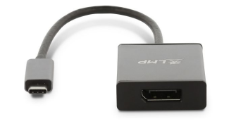 LMP USB-C zu DisplayPort Adapter, USB 3.1 (m) zu DisplayPort (f), Aluminium Geh&#228;use, space grau