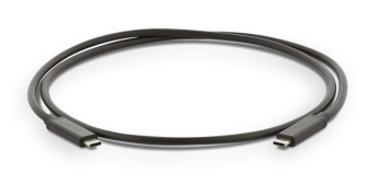 LMP Thunderbolt 3 (USB-C) Kabel, aktiv, 40 Gbit/s, 4K/5K, 100W, schwarz, 2 m