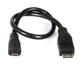 Teradek (Type D) Micro-HDMI Male to (Type C) Mini-HDMI Male Cable (12in/30cm)