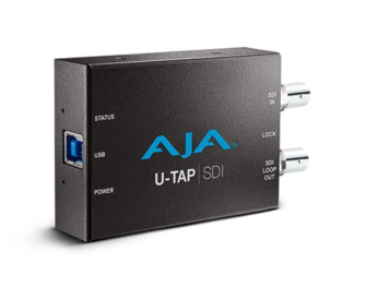 AJA U-TAP-SDI-R0 - HD/SD USB 3.0 Capture Device for Mac/Windows/Linux with 3G-SDI Input, Bus Powered