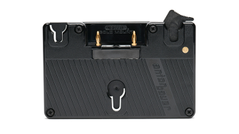 SmallHD Gold Mount battery plate for Mon-503U and Mon-703U - mounts directly to the back of monitor.