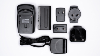 SmallHD L-Series Battery Kit with Interchangeable AC Plugs