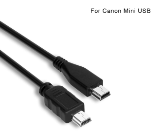 Portkeys Camera Control - Canon Mini Control Cable 40 cm for Canon 5D/5D2/5D3/6D