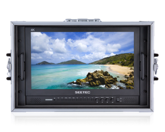 SEETEC 17.3&quot; Aluminum Design 1920&#215;1080 Carry-on Broadcast Director Monitor with 3G-SDI HDMI AV YPbPr