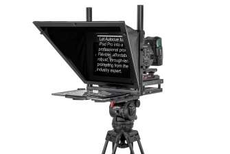Autocue Starter Series iPad Pro package  - Complete package including  hardware and software.On Cam