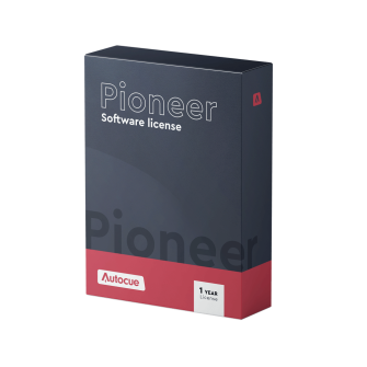 Autocue Pioneer software license pack, 1-year entitlement