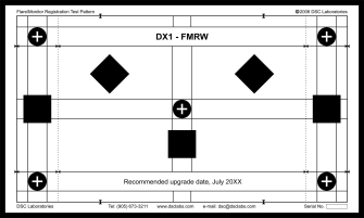 DSC Labs CDX1-6W Combi-DX1 Flare/Monitor Registration 16:9/4:3 - Combi-DX1 Optical Signal Generators